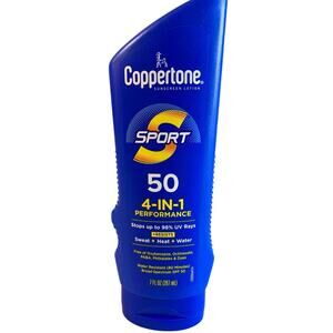 Coppertone Sport Sunscreen Lotion, SPF 50 Sunscreen, 7 fl oz